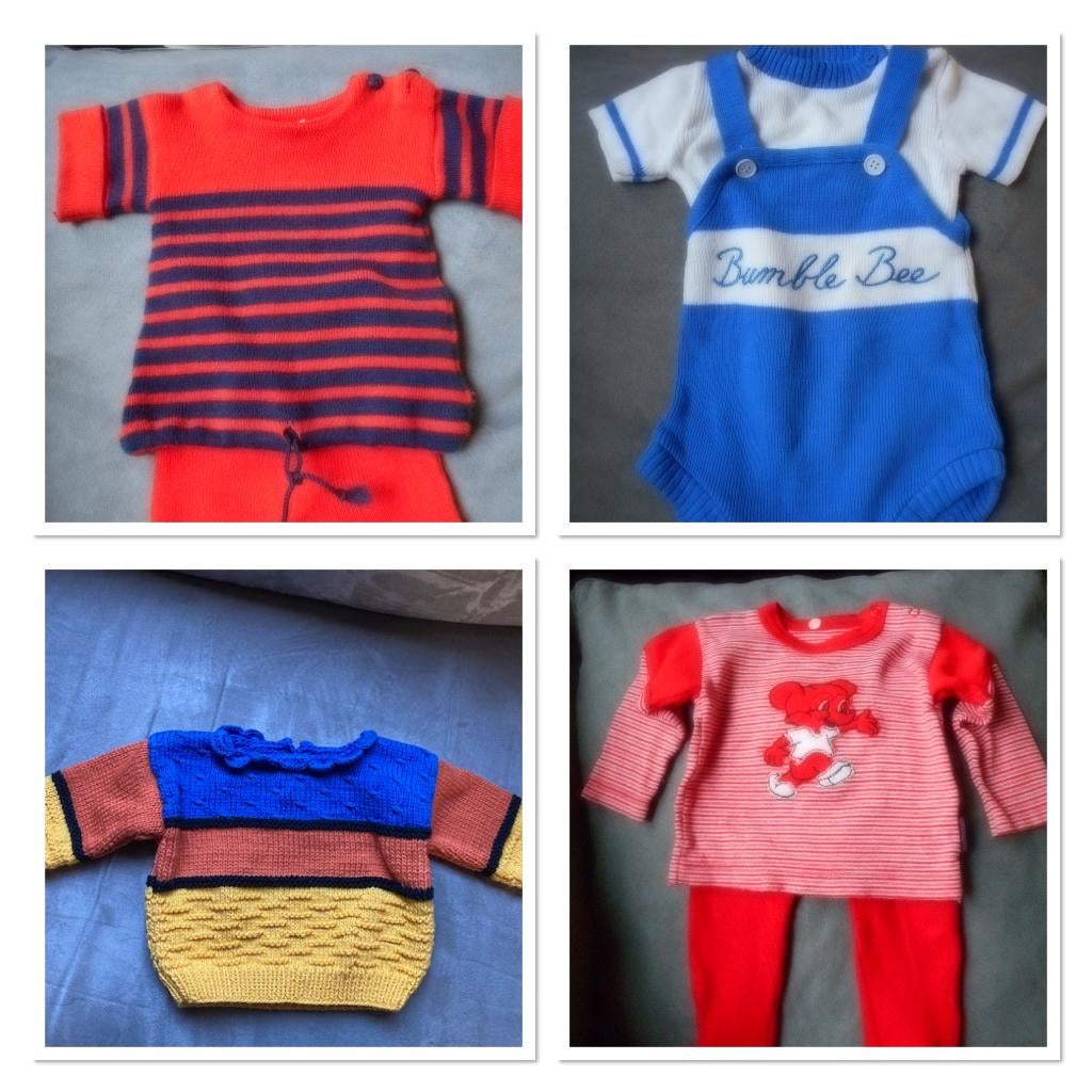 Vintage / Babykleertjes jaren 70 / maat: 62 - 68, Jongetje of Meisje, Ophalen of Verzenden, Vintage, Overige typen