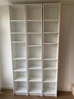 3x Ikea BILLY Boekenkast + Bovendeel, Huis en Inrichting, Kasten | Boekenkasten, Ophalen, Met plank(en), Minder dan 50 cm, Ikea BILLY
