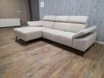 GRATIS LEVERING | ZGAN Beige Gemeleerd Hoekbank, Info@banxtel.nl, Hoekbank, Ophalen of Verzenden, Zo goed als nieuw