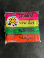 Markers met naam voor juf of meester of traktatie, Ophalen of Verzenden, Nieuw