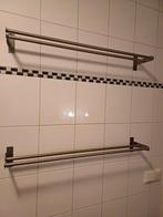 Ikea Handdoekenrek 2x RVS 80cm lang, Huis en Inrichting, Badkamer | Badkamermeubels, Ophalen, Overige typen, 50 tot 100 cm, Zo goed als nieuw