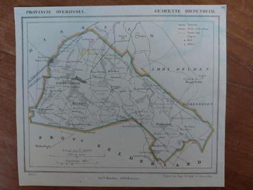 14 / Diepenheim - Middendorp Litho uit 1865 van J. Kuyper beschikbaar voor biedingen