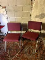 Vintage Stoelen/Fauteuils - Set van Twee, Ophalen, Gebruikt, Twee, Metaal
