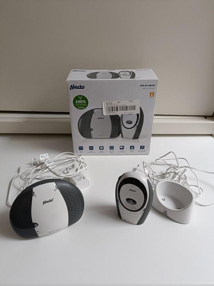 Alecto babyfoon babymonitor DBX-85 Limited, Kinderen en Baby's, Babyfoons, Zo goed als nieuw, 250 meter of meer, Terugspreekfunctie