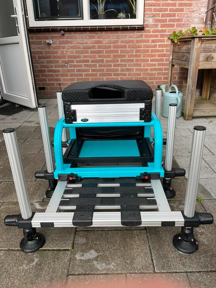 Te Koop Rive Zitkist in de kleur aqua., Watersport en Boten, Hengelsport | Witvissen, Zo goed als nieuw, Ophalen of Verzenden
