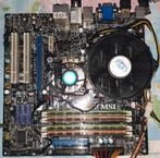 MSI P7NGM-Digital, Intel Core 2 Quad Q9550, 8GB, Computers en Software, Ophalen, Gebruikt, Socket 775, Overige typen