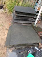 Rubberen Tegels 100x100cm - 35 stuks + rest, Ophalen, Gebruikt, Minder dan 180 cm, Overige typen