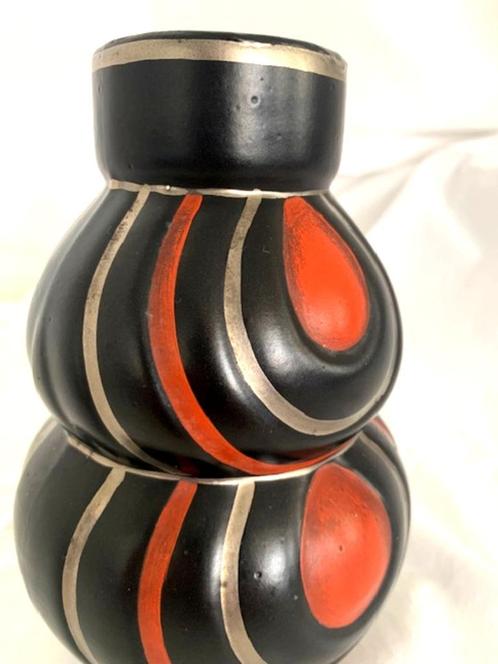 art deco vaasje St Ghislain Belgie, Antiek en Kunst, Antiek | Keramiek en Aardewerk, Ophalen of Verzenden