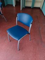 Kantoorstoelen 14x - gratis, Ophalen, Gebruikt, Blauw, Eén