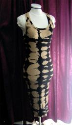 batik jurk post apoc ibiza hippy boho psy goa goth dune, Verzenden, Nieuw, Tie dye post apoc dune, Maat 36 (S)