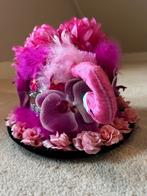 Carnavalshoed Flamingo, Kleding | Dames, Carnavalskleding en Feestkleding, Ophalen of Verzenden, Gedragen, Carnaval, Accessoires