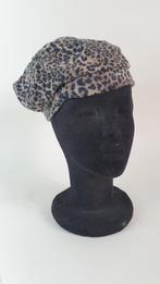 Charles Voegele muts, baret met luipaardprint. Maat 58. 2A9, Tweedehands verkoop, Tweedehands verkoop, Ophalen of Verzenden, Muts