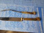 Vintage jaren 1960 S&S Haddad Jezzine snijset., Ophalen of Verzenden, Zo goed als nieuw, Rvs of Chroom, Los bestek