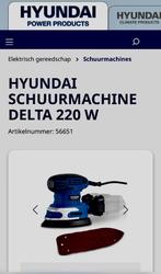 Hyundai schuurmachine delta 200 W, Doe-het-zelf en Verbouw, Gereedschap | Schuurmachines, Nieuw, Vlakschuurmachine, Minder dan 600 watt