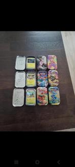 Pokemon kaarten met blikje, Ophalen of Verzenden, Zo goed als nieuw, Meerdere kaarten