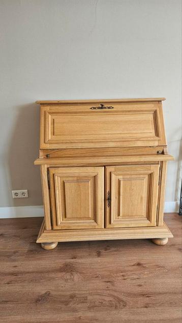 Houten Secretaire Bureau - 100x28x116 beschikbaar voor biedingen