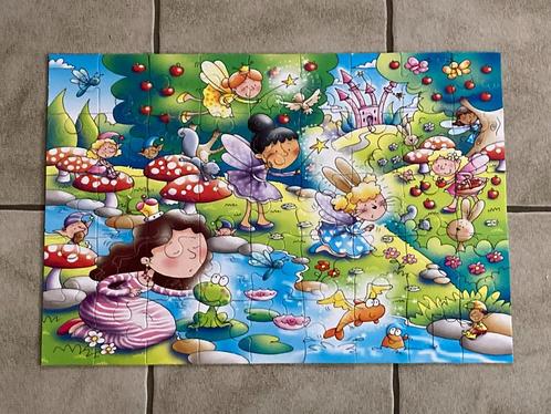 Sprookjes vloerpuzzel 3-6 jaar (45 grote puzzelstukken), Kinderen en Baby's, Speelgoed | Kinderpuzzels, Gebruikt, 2 tot 4 jaar
