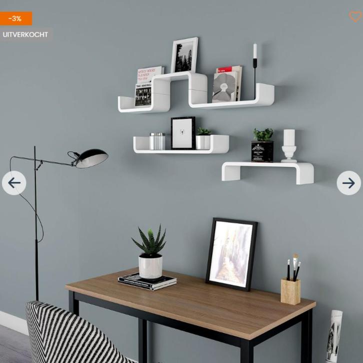 Wandplank nieuw setje, Huis en Inrichting, Woonaccessoires | Wandplanken en Boekenplanken, Nieuw, Ophalen
