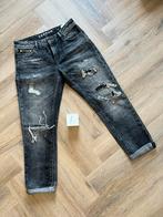 Heel goed: zwart grijs Denham Monroe jeans W25 L28 36 S, Grijs, W28 - W29 (confectie 36), Ophalen of Verzenden, Zo goed als nieuw