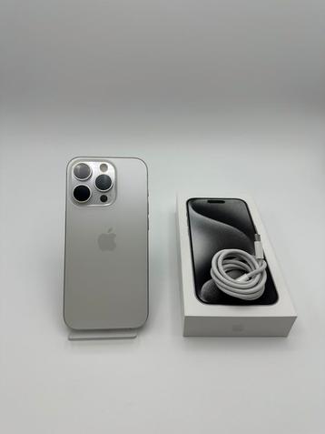 Iphone 15 Pro 128 GB (White Titanium) - Inruil mogelijk! beschikbaar voor biedingen
