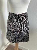 King Louie maat L velvet panter rokje fluweel 2449, Bruin, Maat 42/44 (L), Ophalen of Verzenden, Zo goed als nieuw