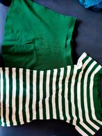 Leuke set van Nikkie groen wit gestreept rok met tshirt, Gedragen, Ophalen of Verzenden