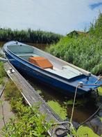 Stalen vlet 5.50 m lang en 2.00 m  breed, Watersport en Boten, Ophalen, Gebruikt, Binnenboordmotor, Diesel