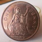 te koop One Penny 1967 Gratia Regina F.D. + Elizabeth II DEI, Postzegels en Munten, Penningen en Medailles, Ophalen of Verzenden
