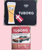 Tuborg Beer Bastos bierviltje - vintage - Tuborg beer, Verzamelen, Ophalen of Verzenden, Zo goed als nieuw, Viltje(s), Overige merken