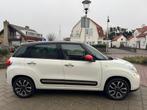 Fiat 500L 0.9 Twinair 105 pk pano dak/ leer/top auto!!, Auto's, Fiat, USB, Wit, Handgeschakeld, 1000 kg