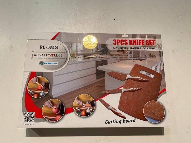 3 pcs messenset, Huis en Inrichting, Keuken | Bestek, Nieuw, Rvs of Chroom, Ophalen of Verzenden