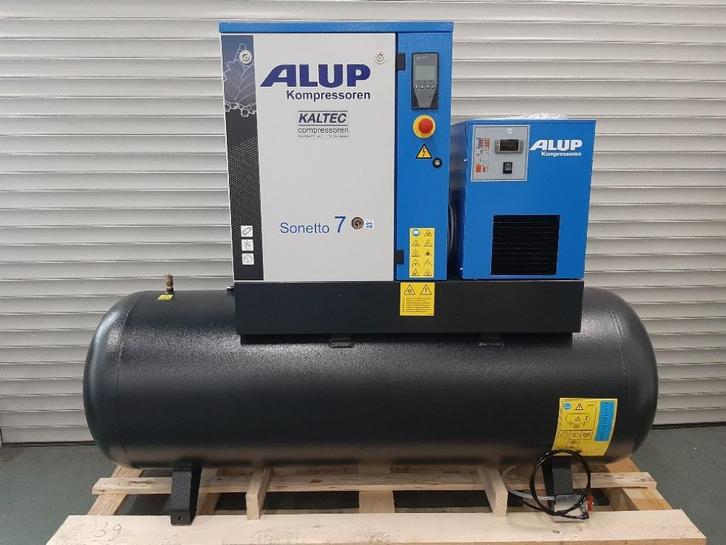 ALUP Sonetto 7 Schroefcompressor, Doe-het-zelf en Verbouw, Compressors, Nieuw, 6 tot 10 bar, 100 liter of meer, 400 tot 800 liter/min