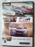DTM Race Driver 3 & Colin McCrae Rally 2005 (PC Game), Spelcomputers en Games, Games | Pc, Ophalen of Verzenden, Zo goed als nieuw