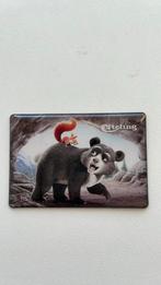 Efteling magneet Fabula Beer en Eekhoorn, Ophalen of Verzenden, Nieuw, Button of Speldje