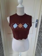 Donkerbruine spencer met ruiten mt XS, Divided, Bruin, Ophalen of Verzenden, Zo goed als nieuw