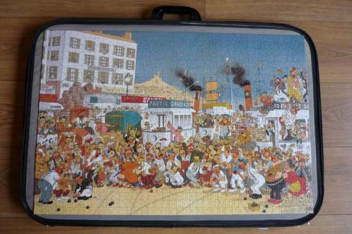 Zeldzame Heye puzzel Dubout '' Boules '' + poster 1000 st., Hobby en Vrije tijd, Denksport en Puzzels, Zo goed als nieuw, Legpuzzel