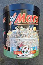 Vintage Vintage blik Mars( official sponsor WK Voetbal Itali, Verzamelen, Blikken, Ophalen of Verzenden, Gebruikt, Overige