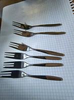 6 vorkjes Amefa 18/10 gebakvorkjes, Antiek en Kunst, Ophalen of Verzenden