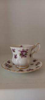 Royal Albert Sweet Violets Kop en Schotel, Ophalen of Verzenden