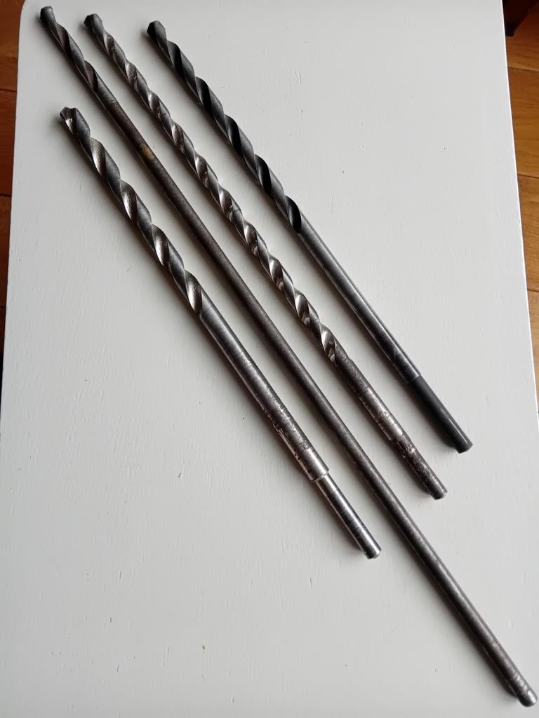 Lange steenboren set voor 10 mm boorkop, Doe-het-zelf en Verbouw, Gereedschap | Handgereedschap, Ophalen of Verzenden, Gebruikt