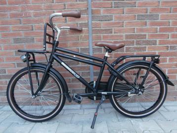 Nette Loekie Pickup jongensfiets 20 inch. mat zwart