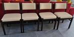 Vintage Pastoe Stoelen - Set van 4, Huis en Inrichting, Stoelen, Ophalen, Bruin, Vintage, Hout