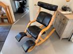 Stokke Gravity stoel, Huis en Inrichting, Ophalen, Gebruikt, Zwart, Hout