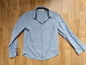 H&M blouse maat 146 - lichtblauw/grijs beschikbaar voor biedingen