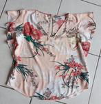 Zalmkleurige blouse met print, maat 40 ( bon a parte), Bon a parte, Ophalen of Verzenden, Zo goed als nieuw, Maat 38/40 (M)