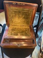 Antieke Schrijfkist met Inktpotje, Antiek en Kunst, Ophalen of Verzenden