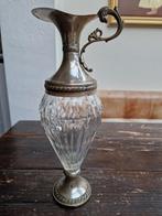 Antieke verzilverde karaf., Antiek en Kunst, Ophalen of Verzenden