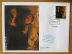 FDC kunstwerk Hendrick ter Brugghen, Het concert, Postzegels en Munten, Verzenden, Gestempeld, Overige thema's