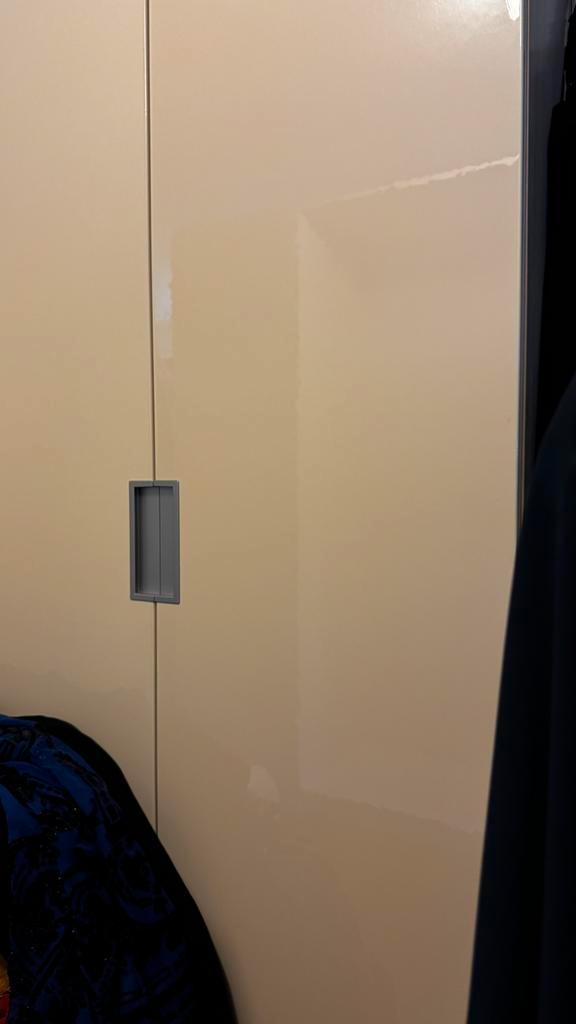 2 pax garderobekast deuren enkel de 2 deuren creme hoogglans, Huis en Inrichting, Kasten | Kledingkasten, Zo goed als nieuw, 200 cm of meer