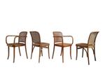 Fantastische set van vier vintage Thonet Praag 811 stoelen, Huis en Inrichting, Stoelen, Vier, Gebruikt, Ophalen